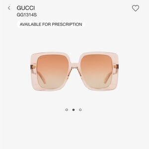 Oversized square Gucci sunglasses
